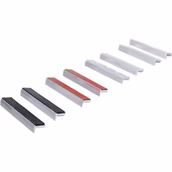 Lot de 8 mors en aluminium. Retenue sécuritaire grâce aux aimants intégrés. Pour serrages sécurisés. Fabriqués en aluminium.  ...