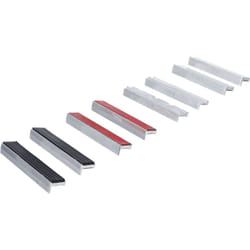 Bgs Technic - Jeu de mors de protection pour etau aluminium 150 mm - 8 pièces
