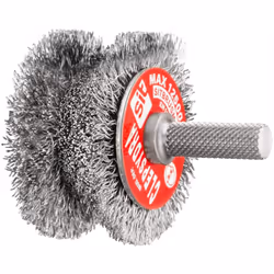 Brosse circulaire de 60 mm à profil spécial concave pour décaper. La brosse en fils d'acier est très pratique pour les travau ...