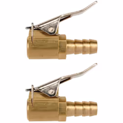 Agrafe de gonflage pour manomètre, pistolet de gonflage. Pour tuyau de diamètre 8 mm intérieur. Lot de 2 pièces.