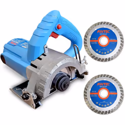 Scie circulaire portative à usage intensif avec un moteur de 1 450 W pour couper les matériaux minéraux (marbre, le granit, l ...