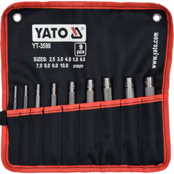 Assortiment de 9 emporte-pièces découpe joints ronds de 2,5 à 10 mm en pochette. Kit de 9 emporte pièces pour découper le cui ...