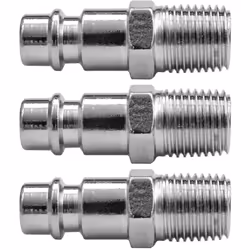 Vorel - Promo lot 3 embouts pour raccord air euro pneumatiquefiletage male 1/4 bsp