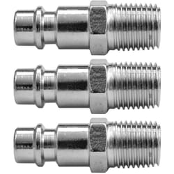 Vorel - Promo lot 3 embouts pour raccord air euro pneumatiquefiletage male 1/4 bsp