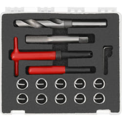 Kit de reparation des filetages m16 x 200 de type helicoil 15 pieces