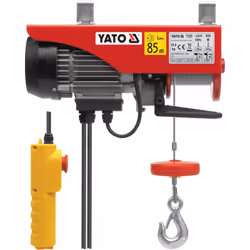 Palan électrique de 500 W. Palan pour soulever 125 kg de charge à 12 mètres ou 250 kg à 6 mètres (en utilisant la poulie de r ...
