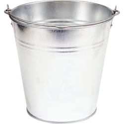 Promo seau 15l en acier galvanize pour tous usages
