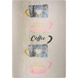 Tapis de cuisine 90x130 cm Polyester Kitch Cup