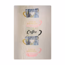 Tapis de cuisine 50x120 cm Polyester Kitch Cup