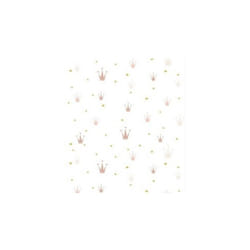 Tapis chambre enfant 80x150 cm Polyester Crown Ecru