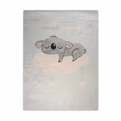 Tapis chambre enfant 120x160 cm Polyester Sweatdr Bleu