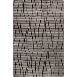 Tapis de salon 80x150 cm Polycoton Vera Argenté