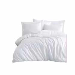 Parure de lit 220x240 cm Polycoton Blanc