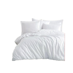 Parure de lit 220x240 cm Polycoton Blanc
