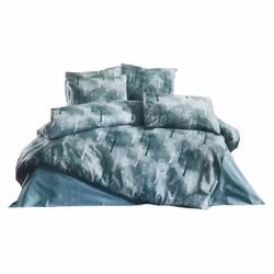 Parure de lit 220x240 cm Polycoton Tree Vert