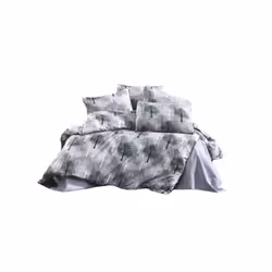 Parure de lit 220x240 cm Polycoton Tree Gris