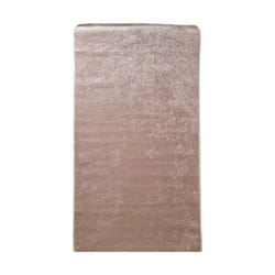 Tapis de salon 80x150 cm Polyester Uni Beige