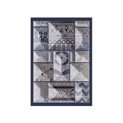 Tapis de salon 160x230 cm Polyester Cordoue Ble