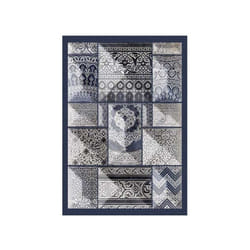 Tapis de salon 120x180 cm Polyester Cordoue Ble