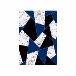 Tapis de salon 120x180 cm Polyester Djamble