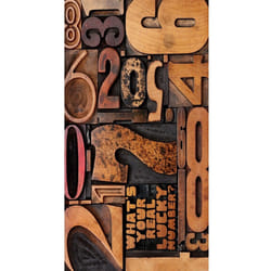 Tapis chambre enfant 80x150 cm Polyester Number Orange