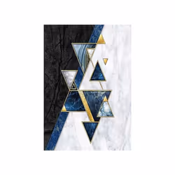 Tapis de salon 80x150 cm Polyester Symetrie