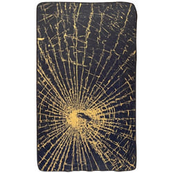 Tapis de salon 120x180 cm Polyester Eclat Black