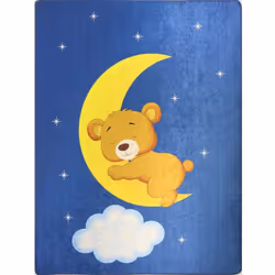 Tapis chambre enfant 120x160 cm Polyester Clair De Lune