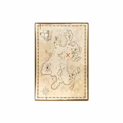 Tapis chambre enfant 120x180 cm Polyester Carte Tresor