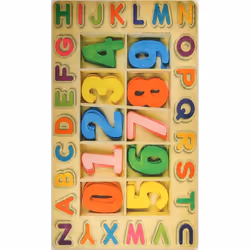 Tapis chambre enfant 80x150 cm Polyester Alpha Number