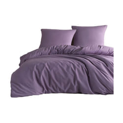 Parure de lit 140x200 cm Polycoton Violet