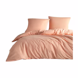 Parure de lit 240x260 cm Polycoton Orange