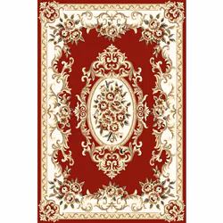 Tapis de salon 200x300 cm Polycoton Orient Rouge