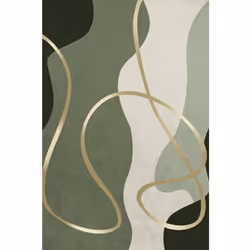 Tapis de salon 120x180 cm Polyester Simply Vert