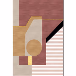 Tapis de salon 160x230 cm Polyester Burano