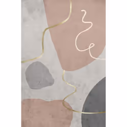 Tapis de salon 80x150 cm Polyester Simply Rose