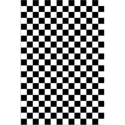 Tapis de salon 160x230 cm Polyester Damier