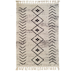 Tapis de salon 120x180 cm Polyester Berbere Assila