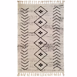 Tapis de salon 80x150 cm Polyester Berbere Assila