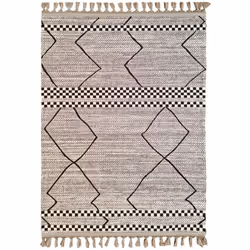 Tapis de salon 200x300 cm Polyester Berbere Asni