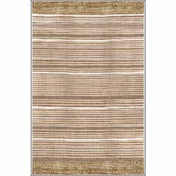 Tapis de salon 120x180 cm Polycoton Bahar Beige