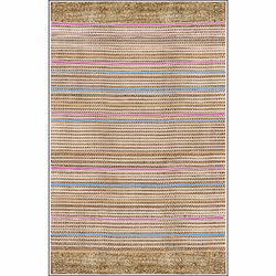 Tapis de salon 80x150 cm Polycoton Bahar Multi