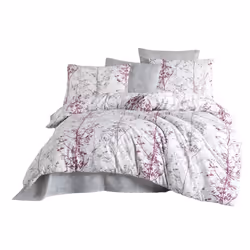 Parure de lit 220x240 cm Polycoton Masal Rose
