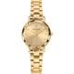 Montre - PIERRE LANNIER - Multiples 012P542 - Acier doré - Étanchéité 5 Atm - Cadran facetté