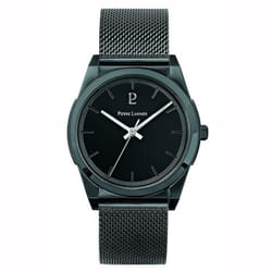 Montre homme Pierre Lannier Candide bracelet milanais - Acier noir - Mouvement à Quartz