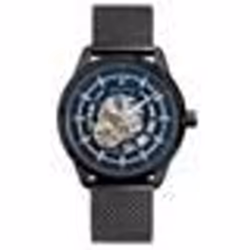 Montre Homme PIERRE LANNIER - Modèle 241407 - Bracelet en Acier Noir - Verre Minéral - Mouvement Quartz