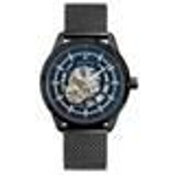 Montre Homme PIERRE LANNIER - Modèle 241407 - Bracelet en Acier Noir - Verre Minéral - Mouvement Quartz
