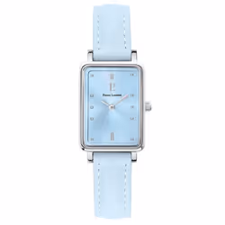 Montre Femme ARIANE Cadran Bleu Bracelet Cuir - PIERRE LANNIER - 049D666 - Etanche 30m - Quartz - Verre minéral