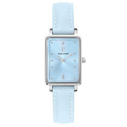 Montre Femme ARIANE Cadran Bleu Bracelet Cuir - PIERRE LANNIER - 049D666 - Etanche 30m - Quartz - Verre minéral