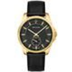 Montre Homme METROPOLITAIN Cadran Noir Bracelet Cuir Noir